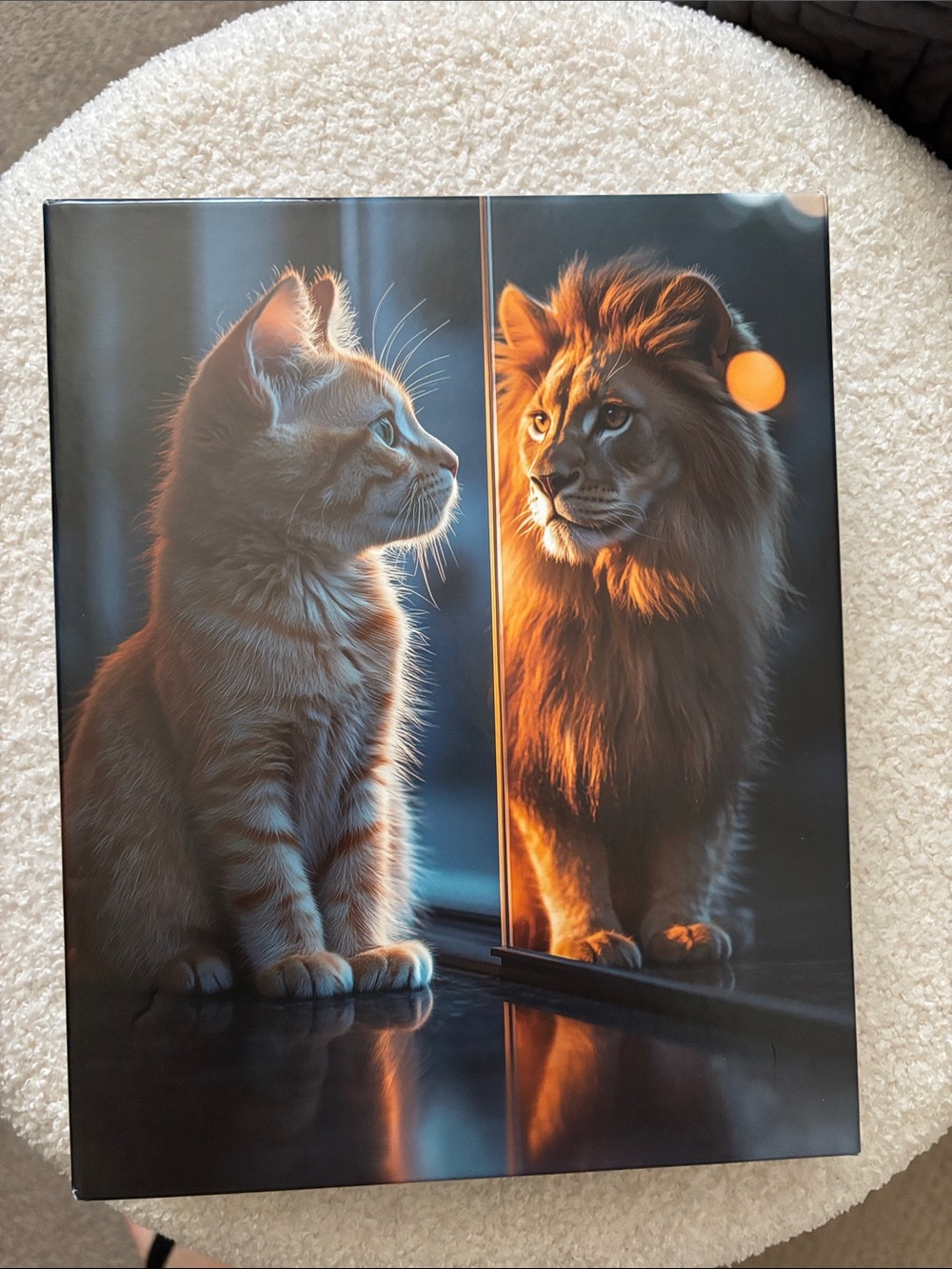 Lionhearted Cat 1000 piece jigsaw puzzle